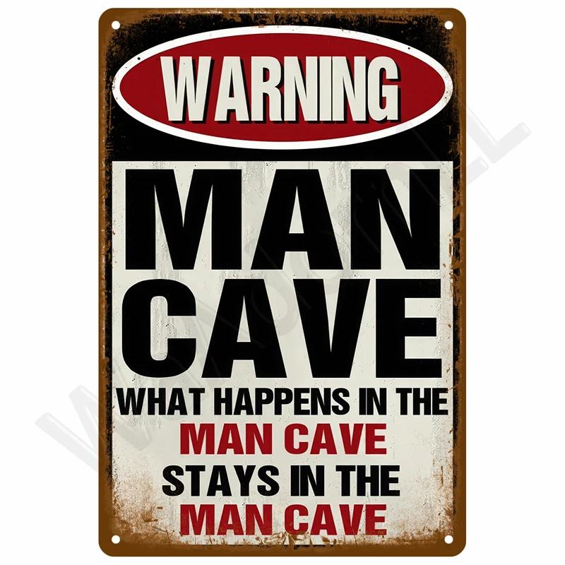 Vintage Room Decoration Home Decor Items Tin Signs Aesthetic Men Bedroom Metal Signs Retro Metal Plate Posters Wall Art Mural