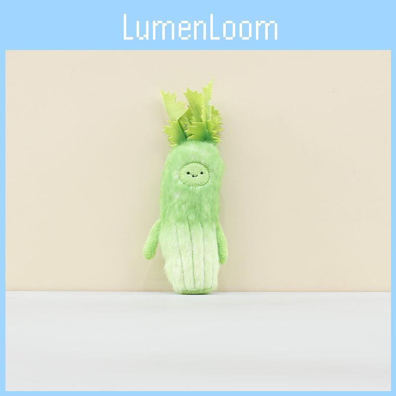 Pendant Celery Plush Toy With Short Pile Stuffed Animal Keychain Gift Kids For