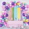 Rain Playful Macaron Curtain In Multiple Colors For Fun Kids Birthday Decor Theme
