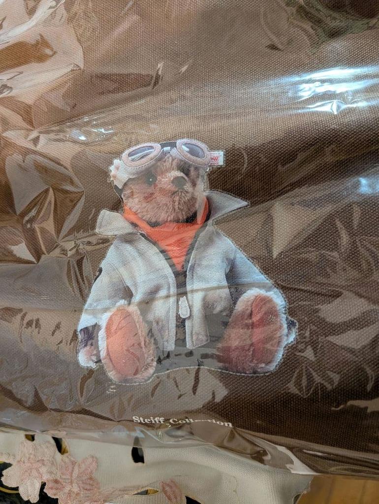 [USED] Steiff JAL Pilot Teddy Bear, Made In 2002