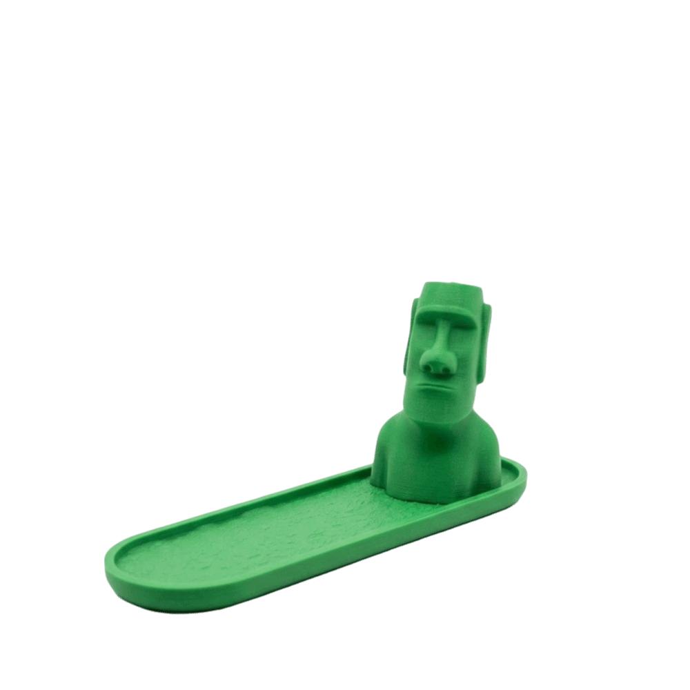 3D Printed Cartoon Incense Holder Scenic Statue Incense Burner Incense Holder  Desktop Decor зелёный