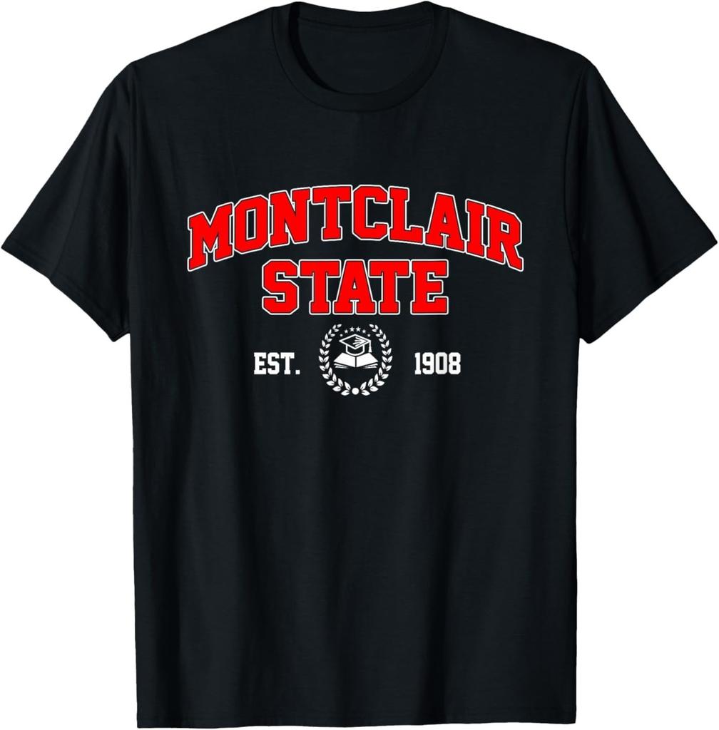 Montclair Retro Collegiate Athletic Sports Tee Men Women T-Shirt