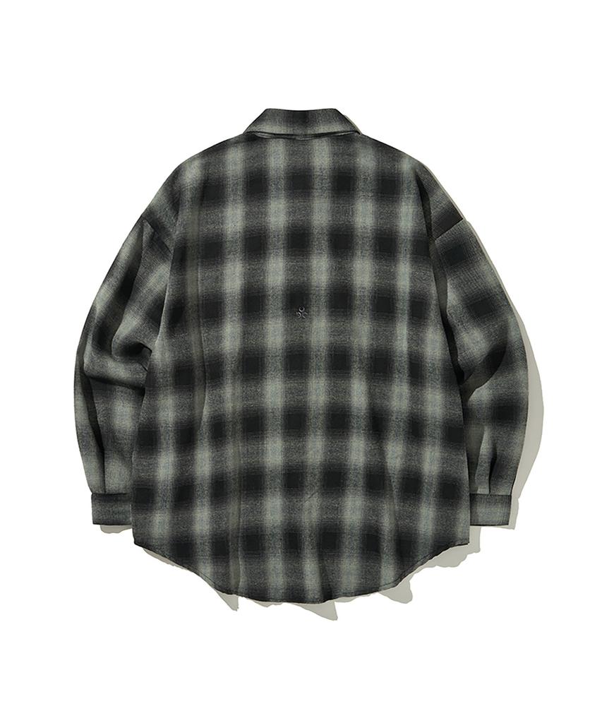 DAUSPICE (Duc) Logo Ombre Checkshirt Black
