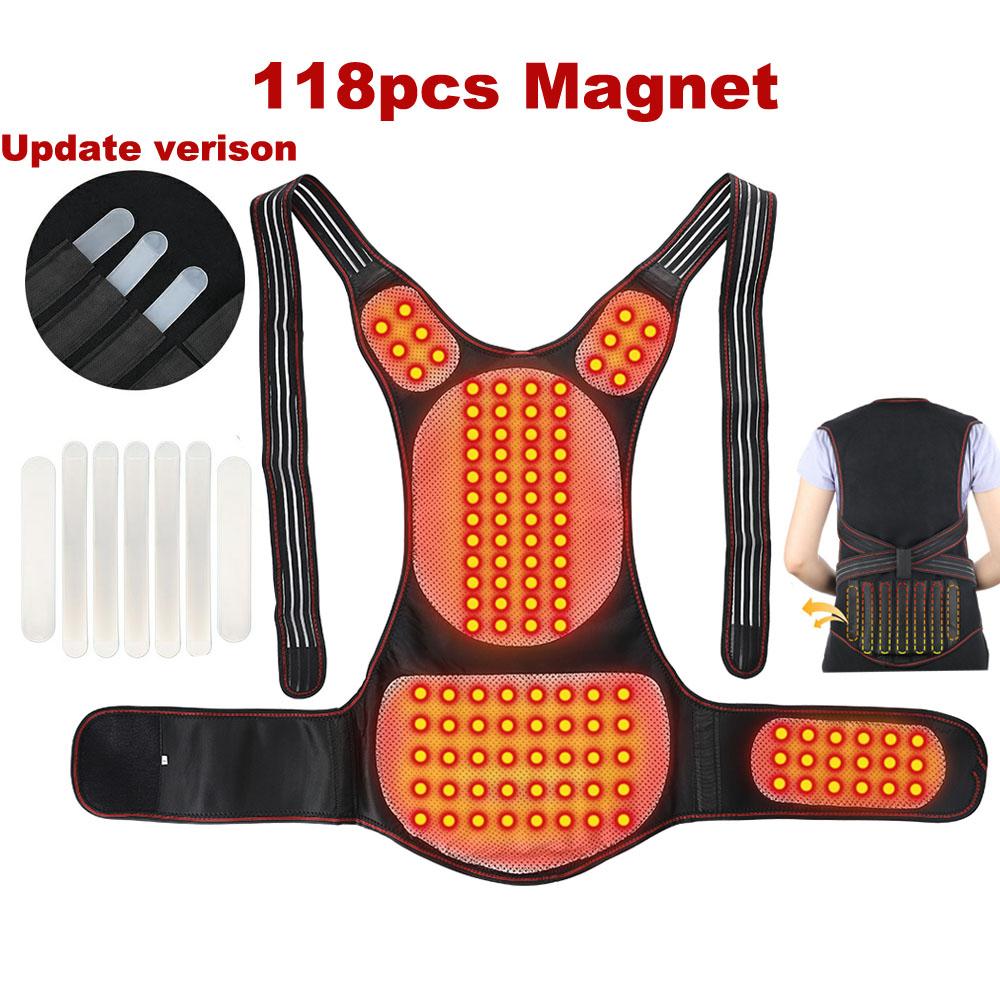 Self Heating Back Support Waist Brace Magnetic Therapy Belt for Posture Correction and Lumbar Pain Relief