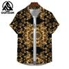 Summer Men's Short Sleeve Shirt Printed Tops Luxury Style Shirt Men's Casual Loose Shirt Oversized Size S-5XL