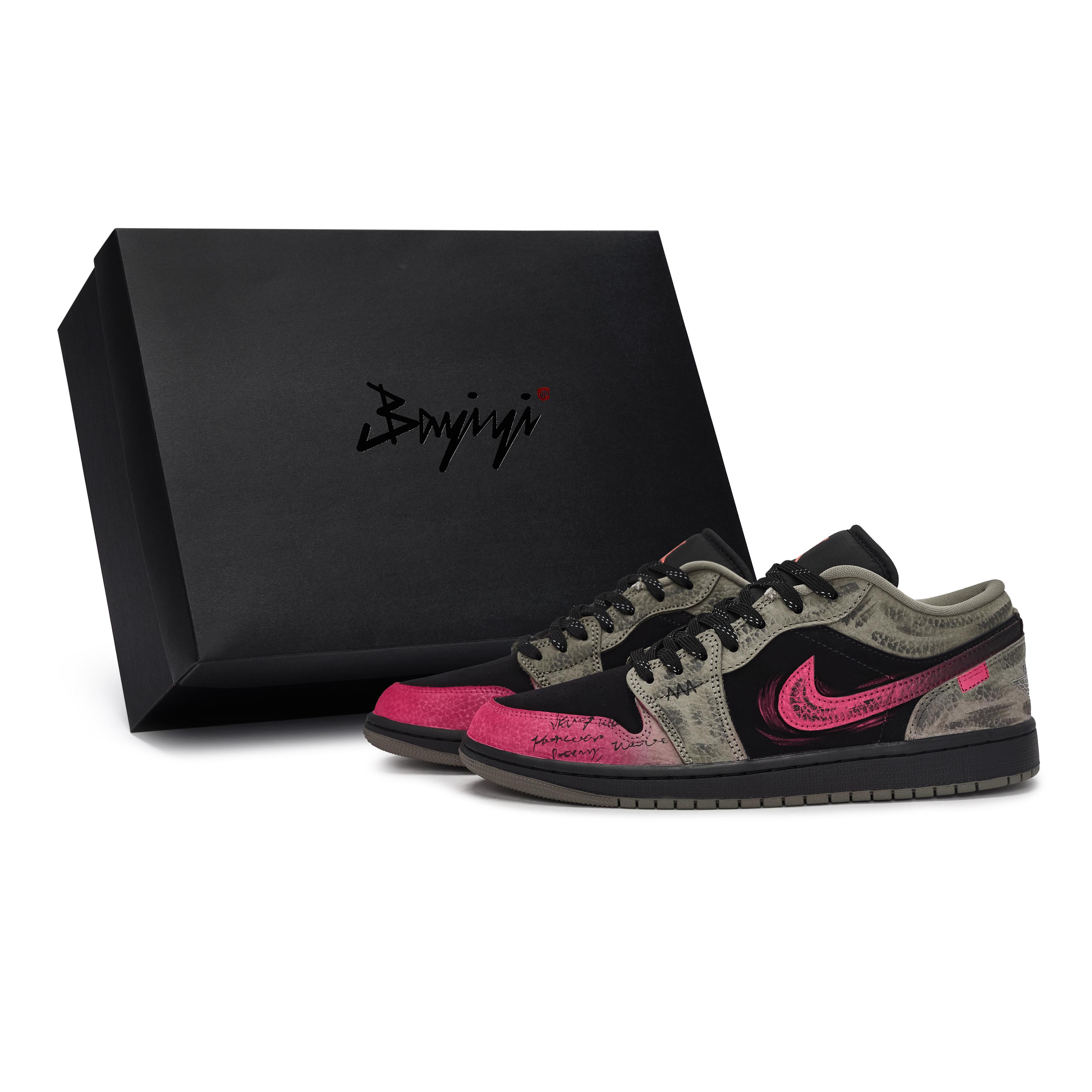 

Jordan Air Jordan 1 811 Manufacturing, Dawn Glow, Special Shoe Box Slip Resistant Abrasion Resistant Low top IB7109-005(Team80-SBOX) 44.5