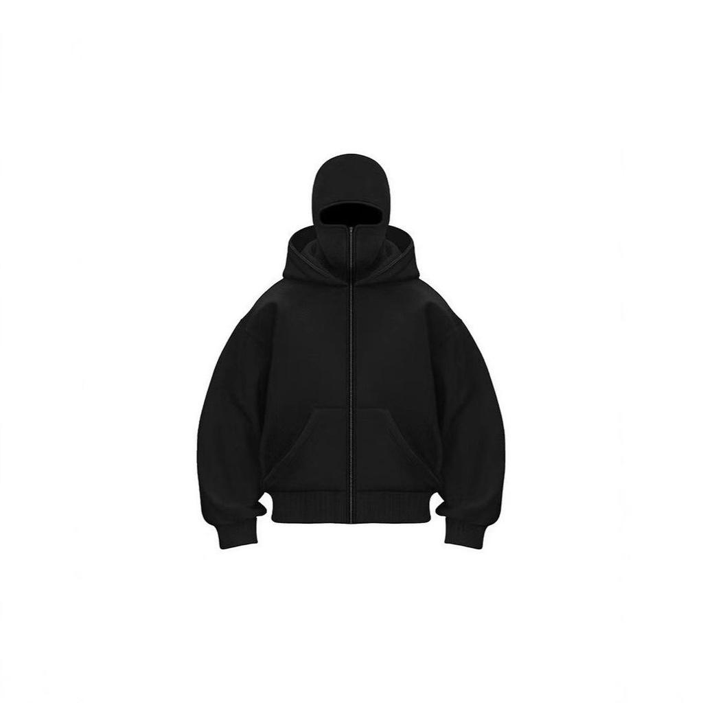 2025 Men's Double-Hooded Sweatshirt Jacket - New Spring Fashion, 250g