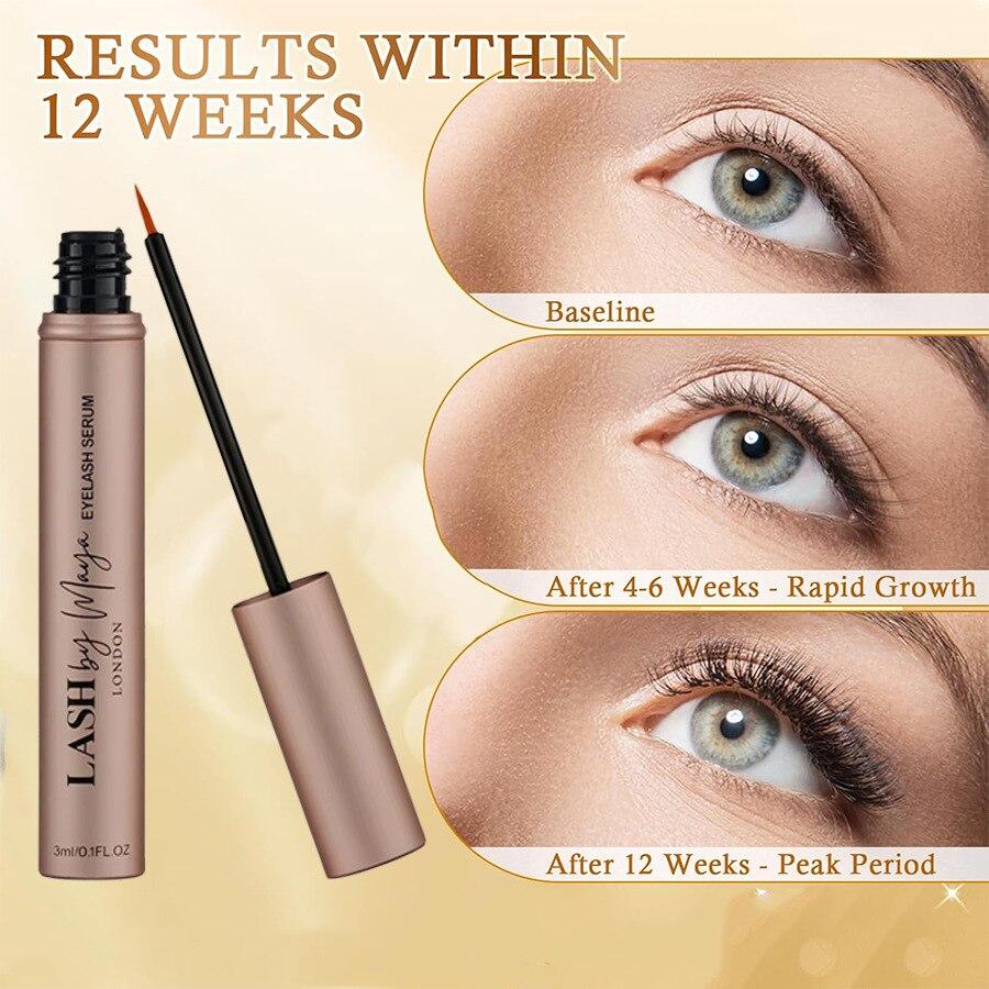 Natural Eyelash and Eyebrow Growth Serum Precision Applicator Waterproof 10ml