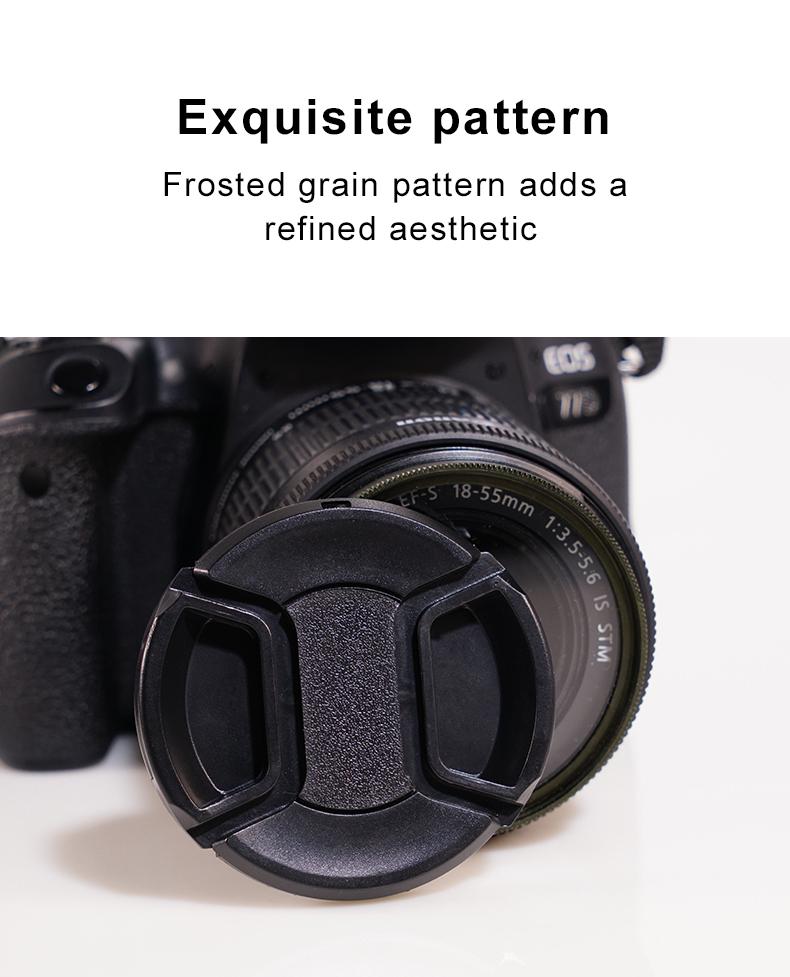 Fujifilm Sony Camera Lens Cap 1-Piece Multi-Diameter Protector Fits 39 40.5 43 46 49 52 55 58 62 67 72 77 82mm Lenses