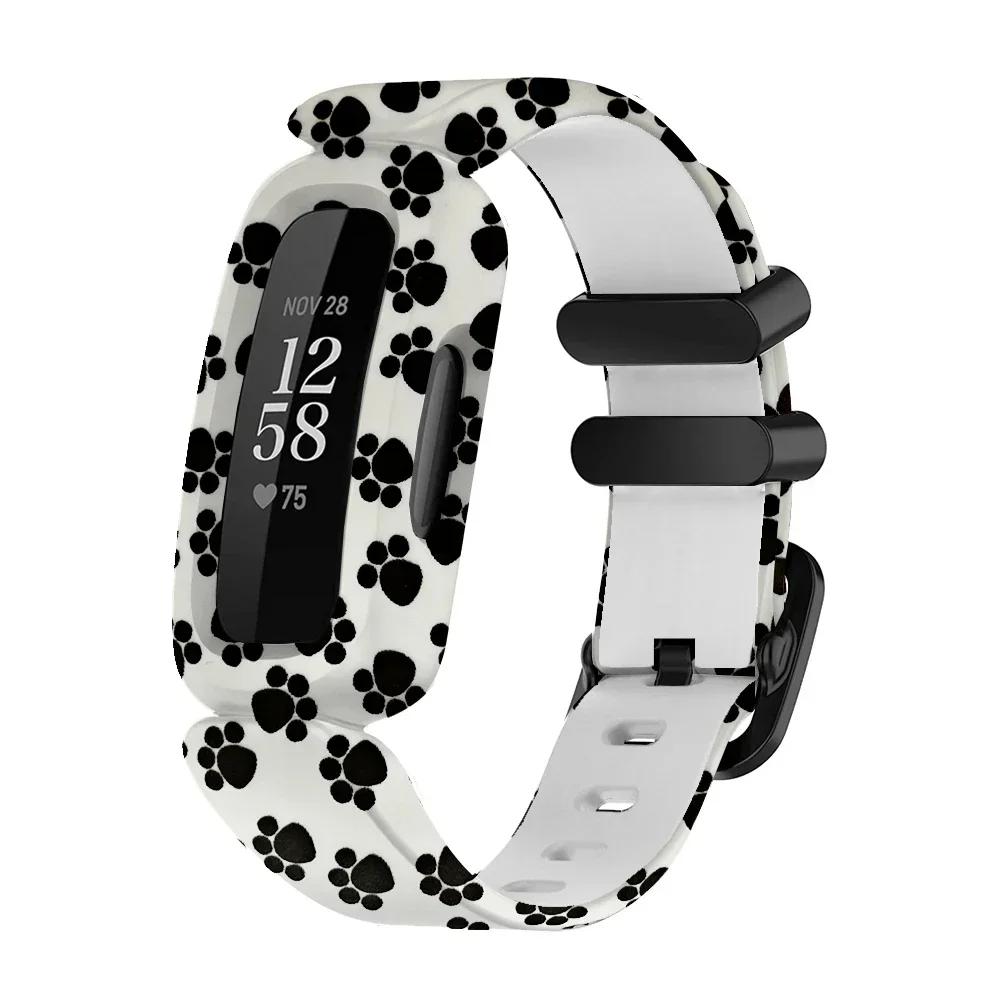Nuovo cinturino in silicone per polso per Fitbit Ace 3/inspire 2 Smart Watch Band Braccialetto di ricambio Braccialetti per polso per bambini