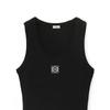 Loewe Anagram Embroidered Ribbed Cotton Tank Top Women's S540Y07XA2-1100