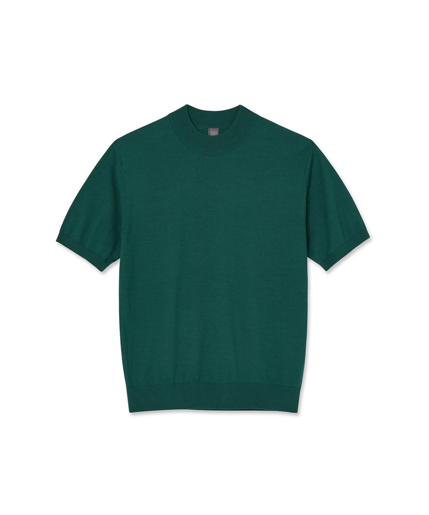 IOLO Supima Cotton Semi Mock Neck_Green