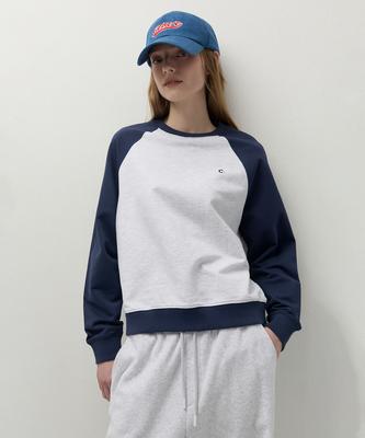 CLOVE [26Ss Clove] Raglan Sweatshirt (Light Gray)