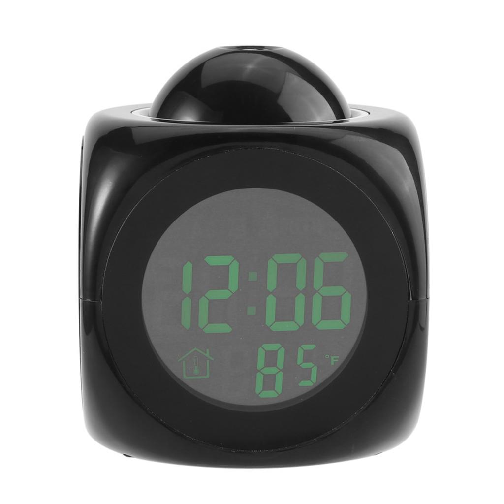 Multi Function Digital LCD Wall Projection Voice Talking Temperature Display LED Alarm Clock