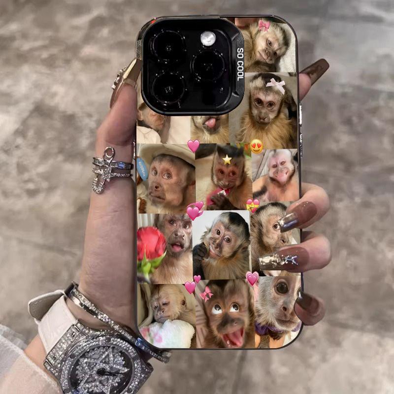 Funny Monkey Pattern Phone Case For Samsung Galaxy S26 Ultra S25 S24 Plus S23 FE S22 S21 S20 A15 A16 A54 A53 A34 A35 A55 Cover