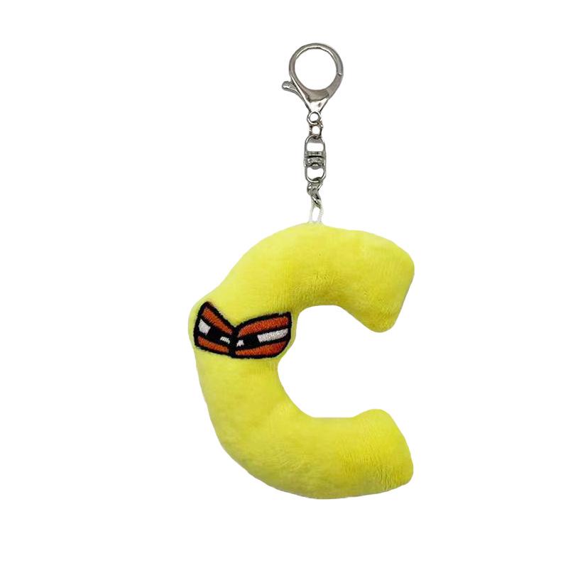 

Плюшевый брелок с буквой из Alphabet Lore - Детская развивающая игрушка-подвеска 10cm