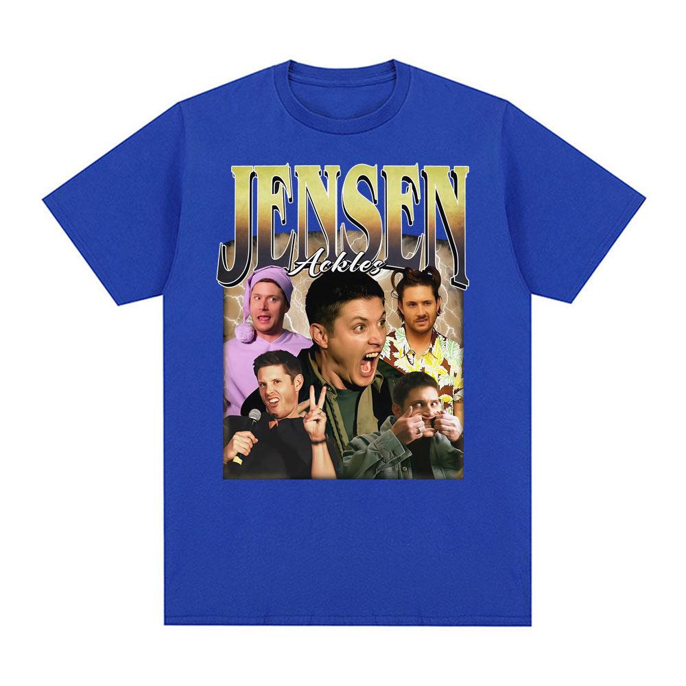 Dean Winchester Meme T Shirt Funny Jensen Ackles Retro Graphic Tee Shirt Women Clothing Fashion Casual Cotton Tshirt Streetwear