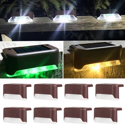 Solarleuchten, Stufenleuchten, Zaunleuchten, Geländerleuchten, Treppenleuchten, LED-Stufenleuchten für den Außenbereich, Gartendekoration, Wandleuchten