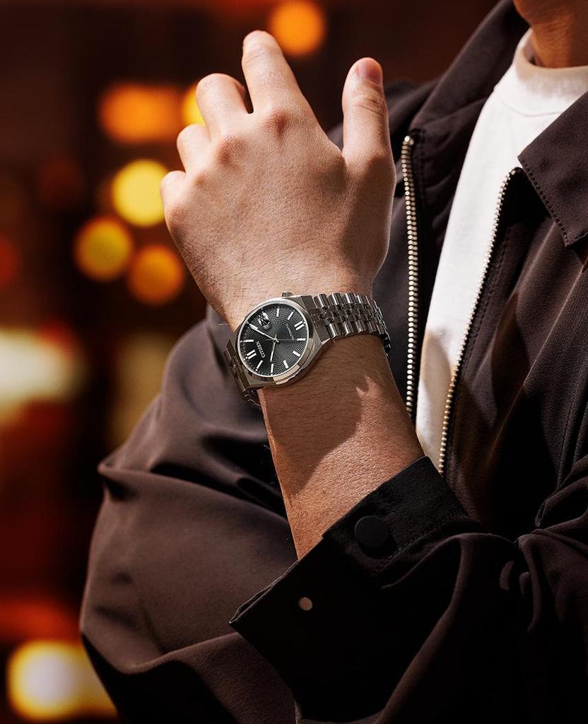 CITIZEN Tsuyosa Automatic 60 Hours Power Reserve SS Men’s Watch NK0020-55E