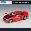 Welly 1/24 2016 DODGE Charger R/T Alloy Sports Car Model Diecast Metal Track Racing Vehicles Car Model High Simulation Kids Gift