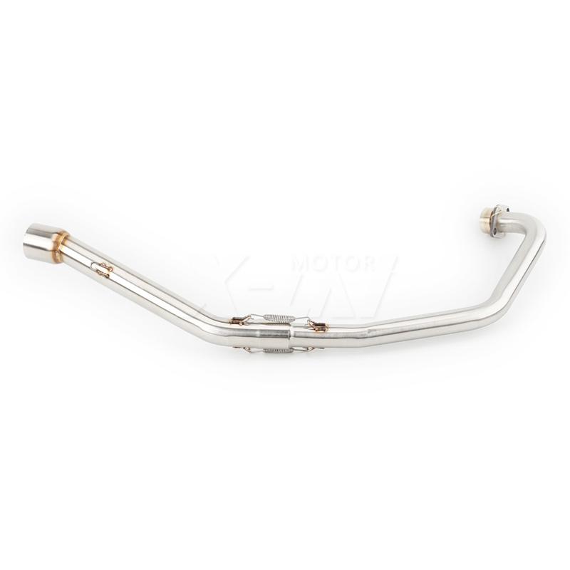 For Keeway RKS 125 / Sport 2012 2013 2014 2015 2016 2017 RKS125 Escape Motorcycle Exhaust Muffler Link Pipe Slip-on