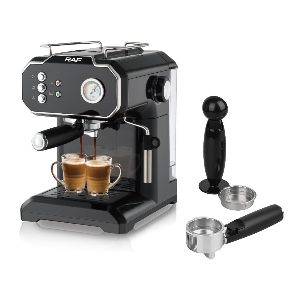 European/Australian Standard Semi-Automatic Coffee Machine with High-Pressure Extraction and Steam Milk Frothing