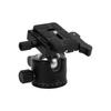 35mm Low Profile Tripod Ball Head with Aluminum Alloy Panoramic Quick Release Plate for Monopod DSLR Camcorder