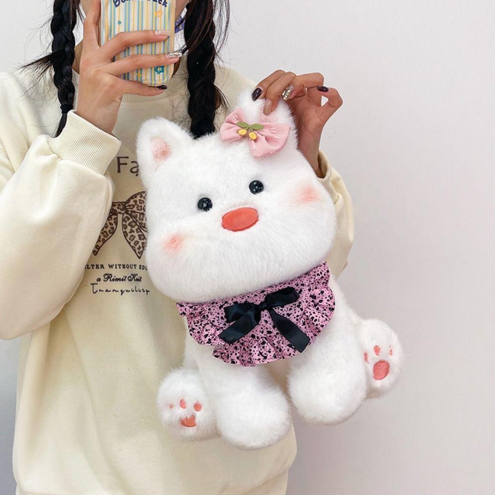 Soft Material West Highland Dog Plush Toy Sitting Posture Kawaii Plush Toy  Girls Present