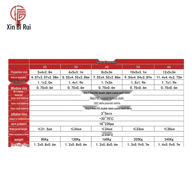 XinBiRui Free-Setup Inflatable Outdoor Tent