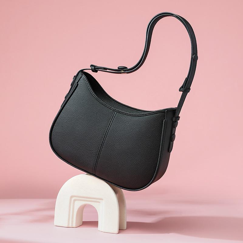 Bags Women's bags Spring, autumn and winter new commuter fashion versatile shoulder bags Premium sense niche leather underarm bags