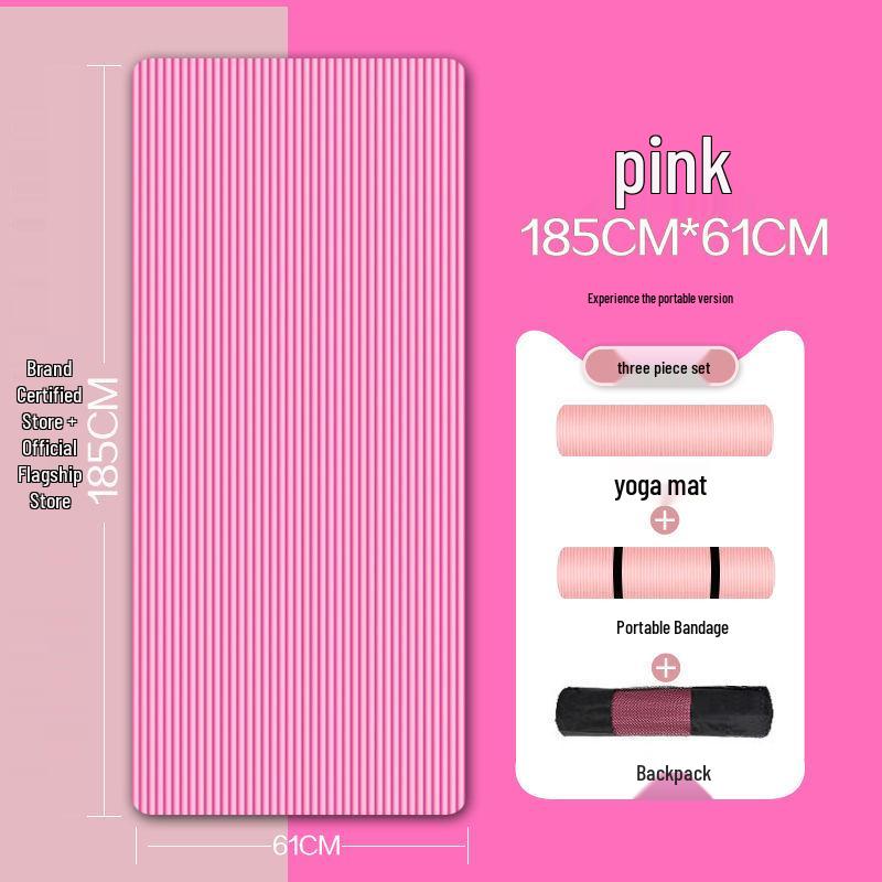 Verdickte & Extragroße Yogamatte für Anfänger - Unisex Heim-Trainingsmatte