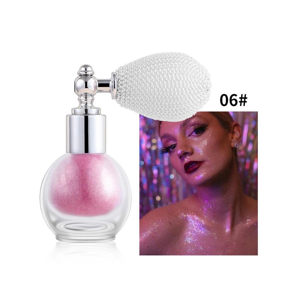 Cross-Border Glitter Highlighter Spray: Body Brightening Pearlescent Air Cushion Powder