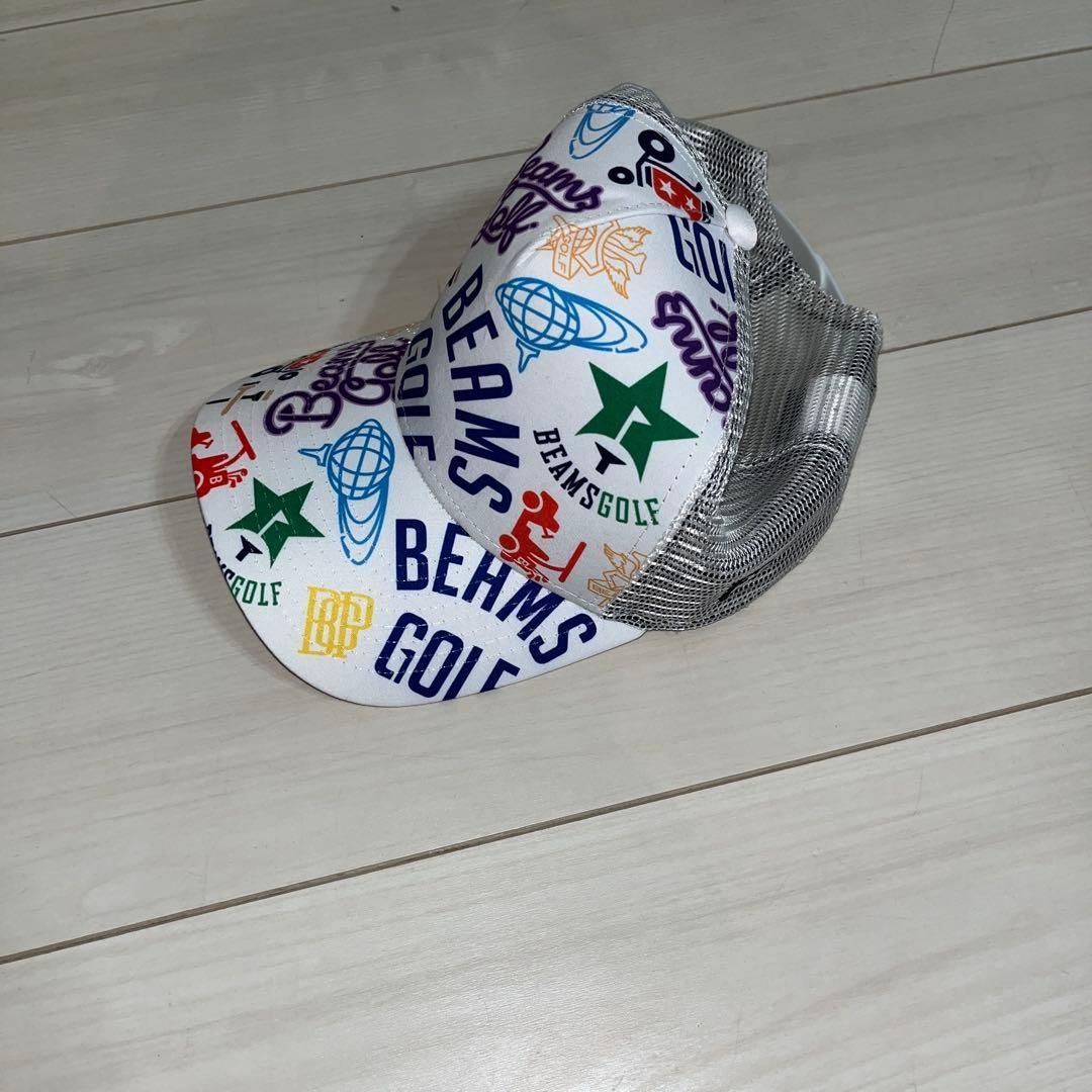 Used BEAMS GOLF New Era Mesh Cap Multicolor