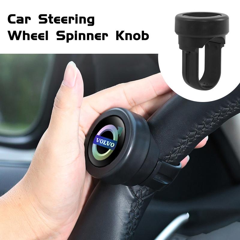 Car 360° Steering Wheel Spinner Knob Power Handle Ball Turning Helper Auxiliary Booster For Volvo XC60 V90 XC90 S90 S60 C30 XC40
