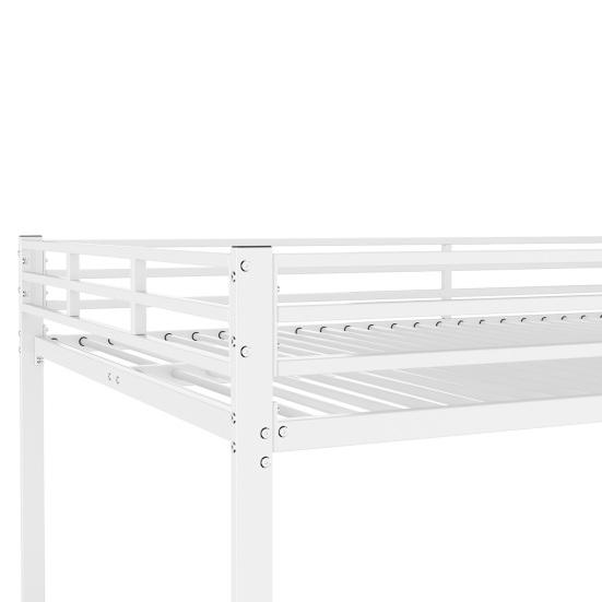 Bunk Bed 140x200cm Children with Ladder Falling Protection Strong Load Loft Bearing Double Layer Family Bedroom Furniture