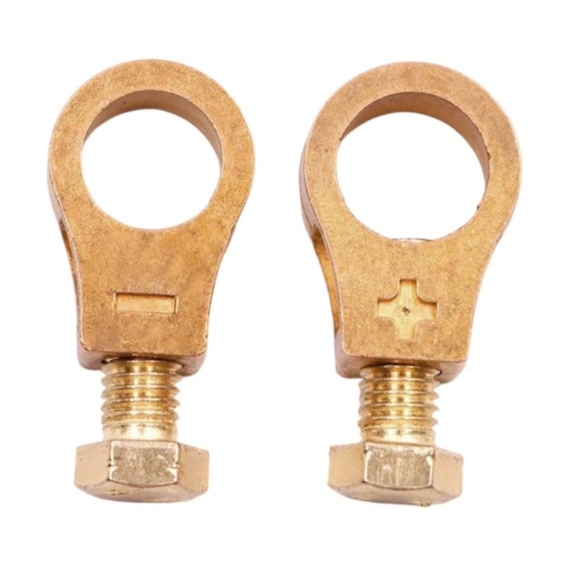 Quick Install Brass Car Battery Terminals with Strong Iron Construction Electric Connectors for Reliable Performances