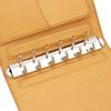 Breilio System Mini Notebook, Size 6, Minerva Box Leather, 20mm Ring Diameter, Belt Flap, Natural Finish, 755