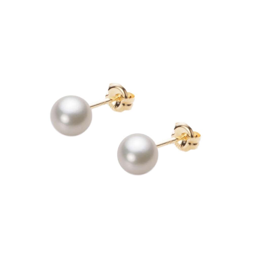 

Akoya Pearl Earrings in 18K Gold for HA00055R13CW0PA03Y 5.5mm Women, [Gift Wrapped]
