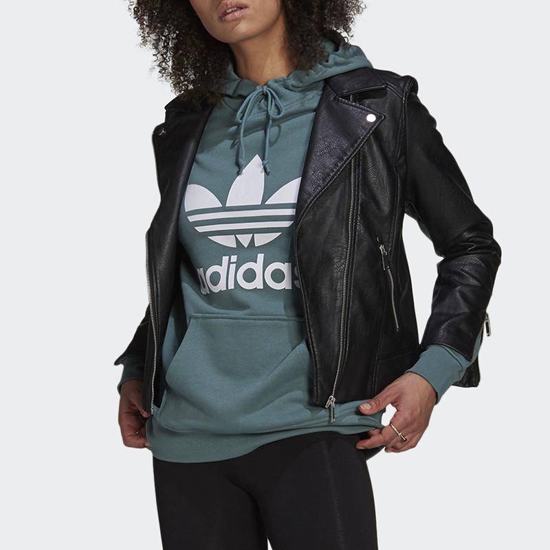 Adidas Originals Sweatshirts Women's Teal Hooded Moderate Other GN2954