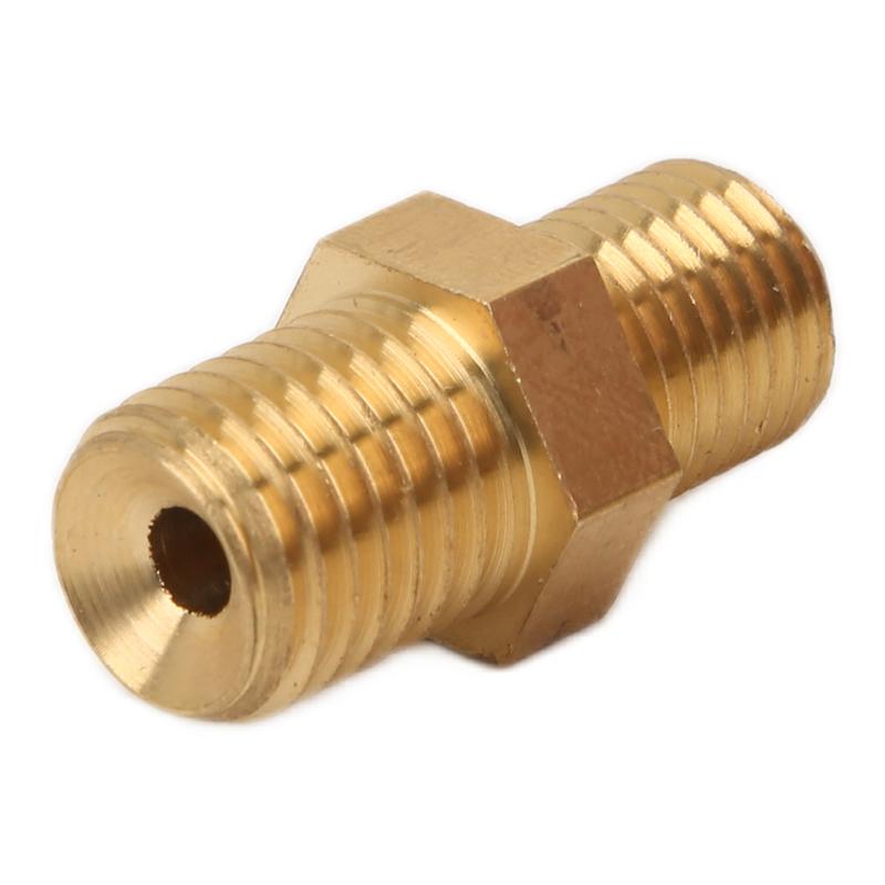 Oil Feed Restrictor Fitting Corrosion Resistant Turbo Oil Feed Fitting AN4 M12x1.5mm Prevent Oil Leakage Brass for Car