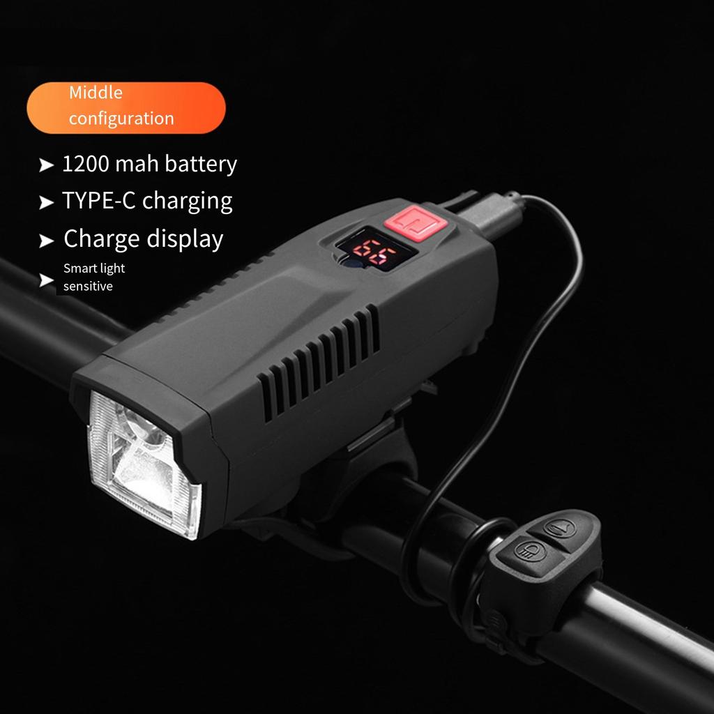 Watertight Bicycles Flashlight with 4 Light Modes Rechargeable LED Bicycles Light Head Light Night Ridings Front Light