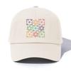 1pc FLOWERS Print  Baseball Cap for Adults,  Minimalist Retro Style Casual Soft Adjustable Dad Hat, Perfect As Gift