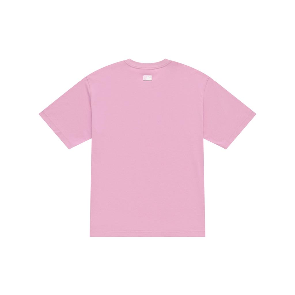 MLB Preppy Style Collection Boston Red Sox SS25 T Shirt Unisex Pink 3ATSV0653-43PKP