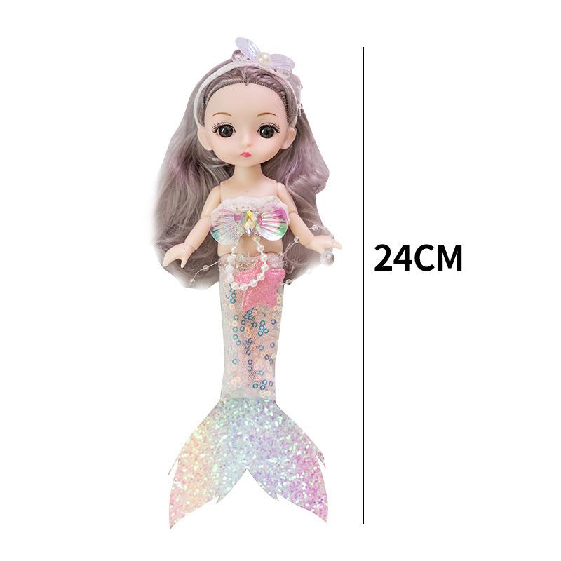 24cm Dress Mermaid Doll Girl Gift