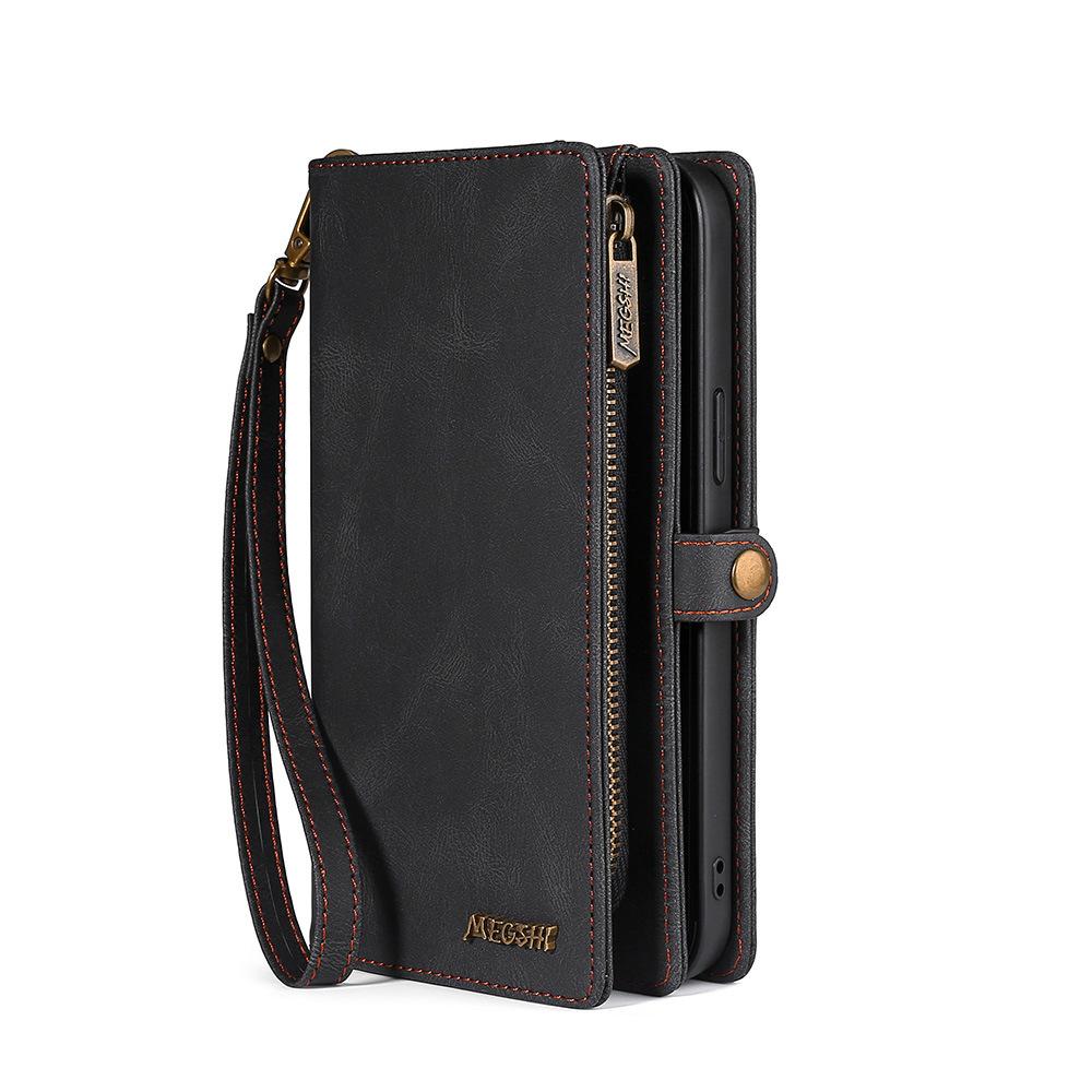 Suitable For S24 Phone Leather Case Card Insertion Note 20 Ultra Multifunctional Phone Bag A73 Flip Cover Protective Case