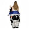 Inflatable White Cow Costume for Halloween & Easter: Cute, Creative, and Fun for Festivals & Pranks.