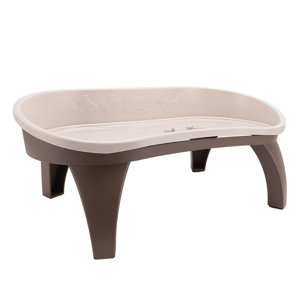 Elevated Pet Feeding Tray Neck Spine Protection Antislip Easy To Assemble Raised Dog Bowl Stand for Pets