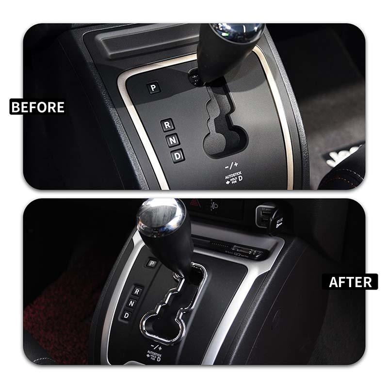 Autocolant decorativ pentru schimbarea vitezei auto, potrivit pentru Jeep Patriot 2011-2016, pentru Jeep Compass 2007-2016, accesorii interioare