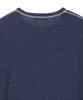 IL CORSO Pin Slub Waffle Long Sleeve T-Shirt Blue