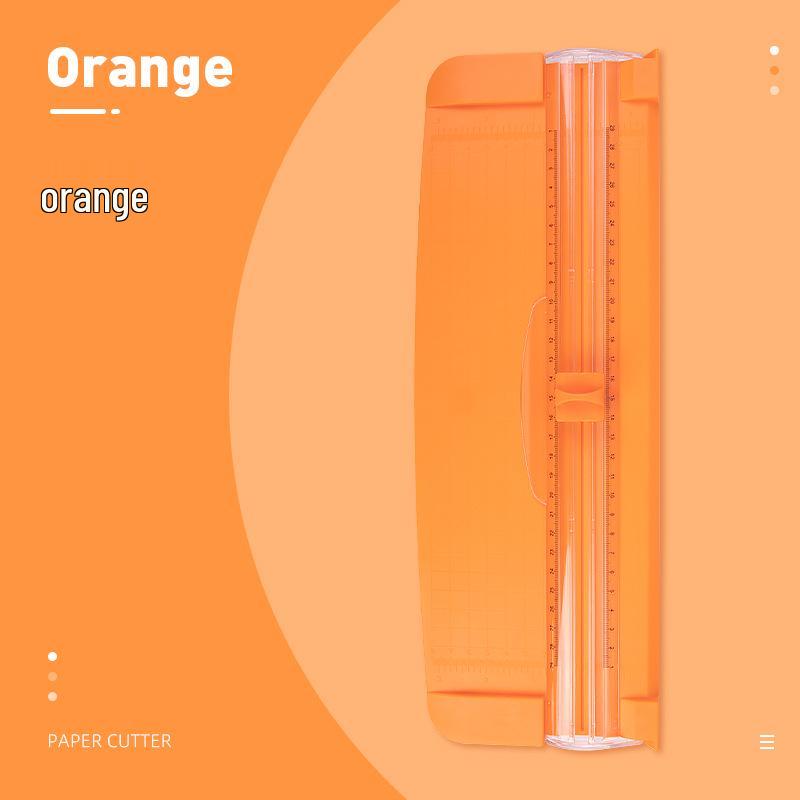 

A4 Safety Slide Cutter with Hidden Blade for Journals оранжевый